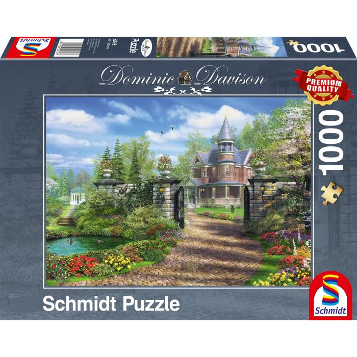 Schmidt Dominic Davison - Idyllic Country Estate Jigsaw Puzzle (1000 pieces)