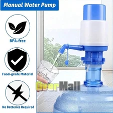 Manual Water Pump for 5 Gal. Bottle, Universal Fit for Crown Top & Screw Top Jug