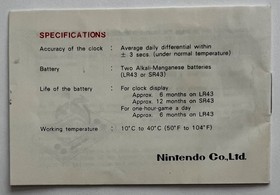 Nintendo Game & Watch Flagman FL-02 Handheld Electronic Game w/ Manual