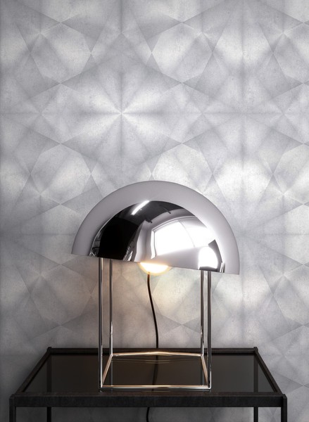 Newroom Vliestapete Grau 3D Geometrisch Retro Modern Wohnzimmer Schlafzimmer-image