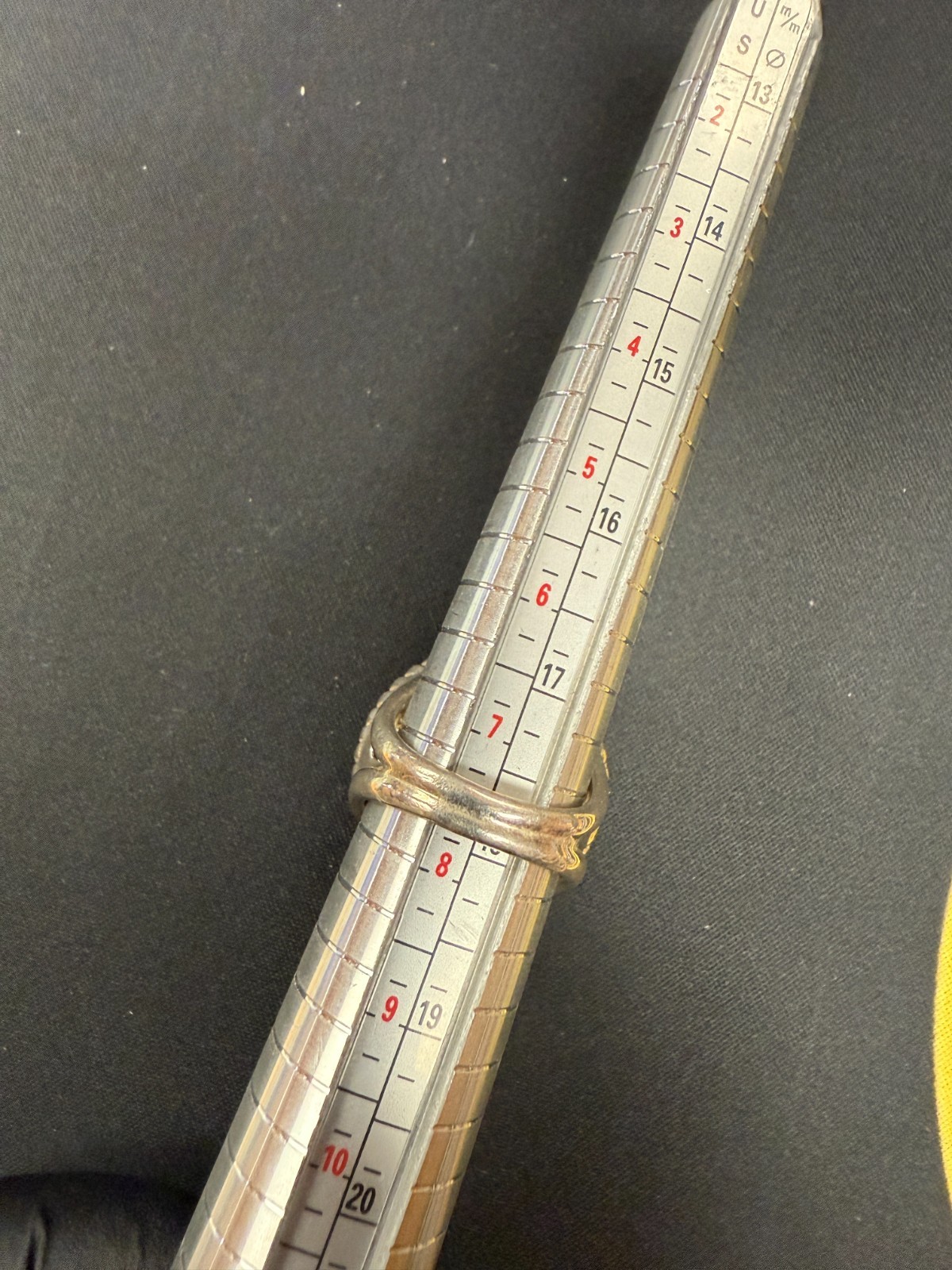 Sterling Silver Statement Ring w/ Large Faceted G… - image 5