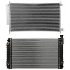 Brand New Radiator & AC Condenser Cooling Kit For GMC P3500 1996-1997