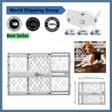 North States Paws Portable Pet Gate: 26-40" Wide, Easy Pressure Mount Safety