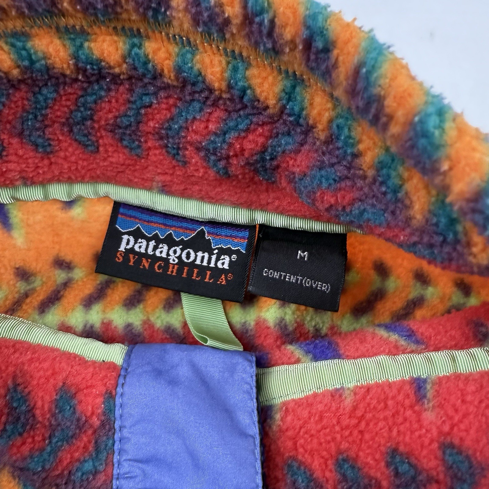 Patagonia Synchilla Minnehaha Flame Snap T Fleece Medium image 4