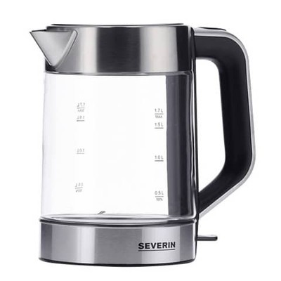 1 bis 16x SEVERIN Wasserkocher WK 3420, 1,7 Liter, Glas/Edelstahl BIS 17% RABATT