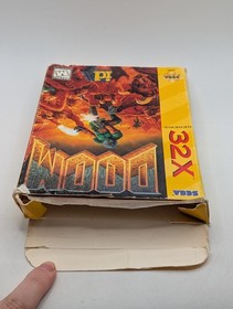 Doom Sega 32X W/ Original Box & Game Cart - No Manual - Authentic Tested