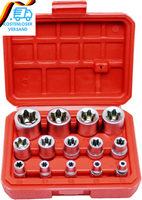 E-Torx Stecknuss Set 14-Teilig E4-E24