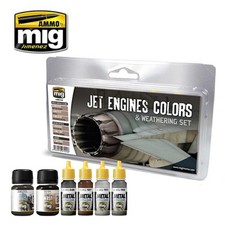 Ammo by Mig Jet Engines Colours And Weathering For Model Kits Mig 7445