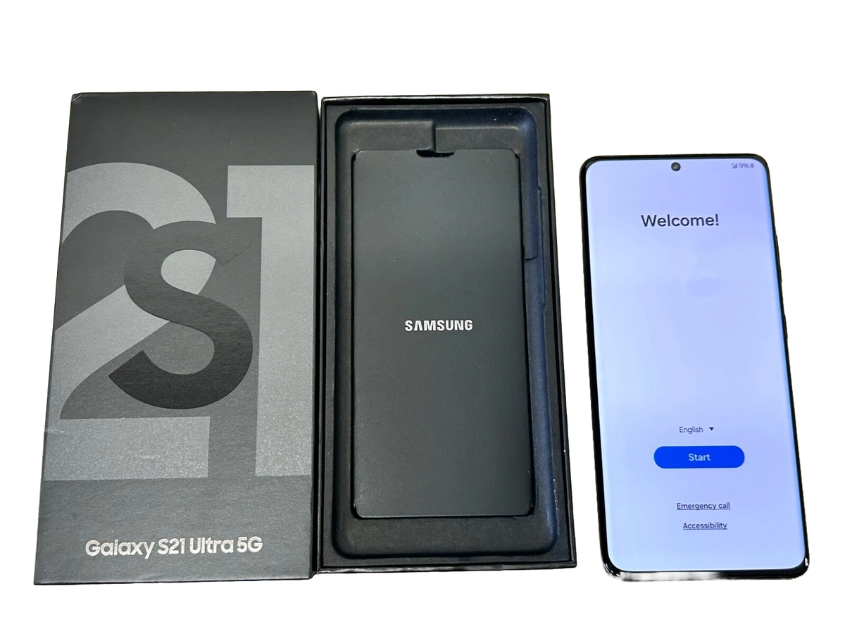 Samsung Galaxy S21 Ultra 5G SM-G998U 128GB 256GB Factory Unlocked