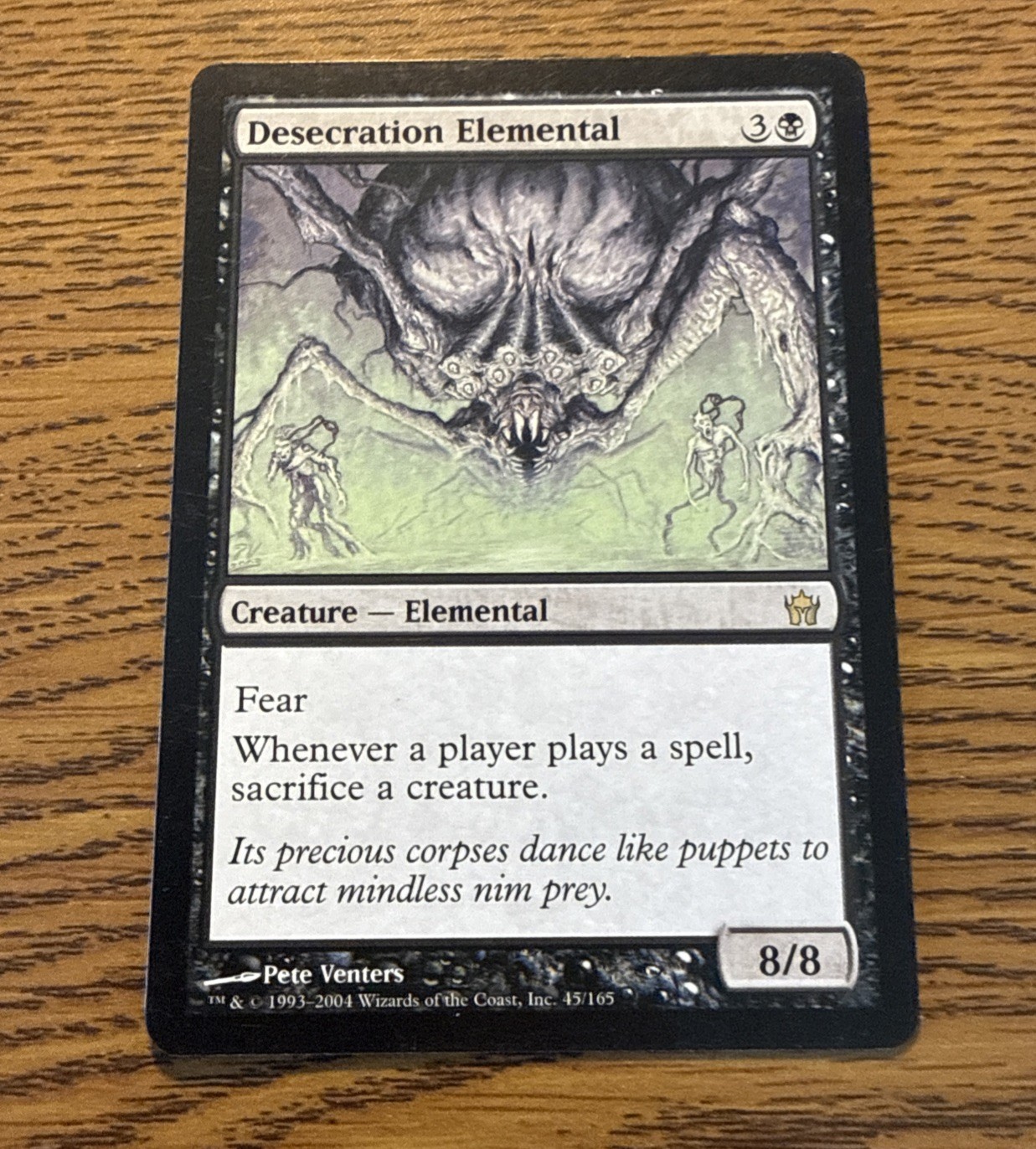 MTG Desecration Elemental-Fifth Dawn MAGIC THE GATHERING R LP