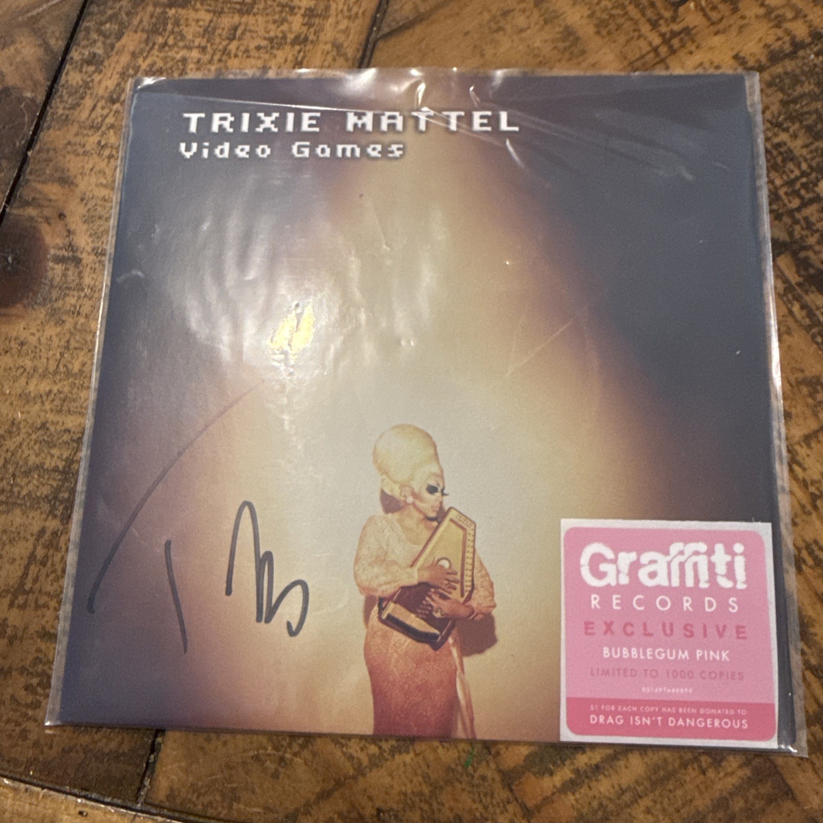 Trixie Mattel Video Games Vinyl SIGNED /200 Vinyl LP