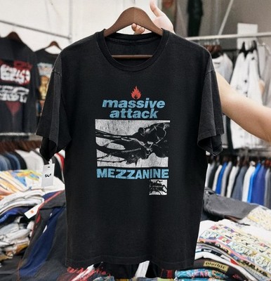 Retro 1998 Massive Attack Mezzanine European Tour Unisex T-Shirt S-5XL (2-SIDED)