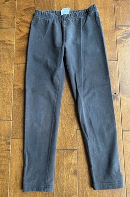 Hanna Andersson Black Classic Cotton Stretch Leggings Pants 110 Size 5 Girls