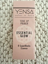 YENSA Tone Up Primer Essential Glow 1oz - 8 SuperBlacks - Color + Face NEW