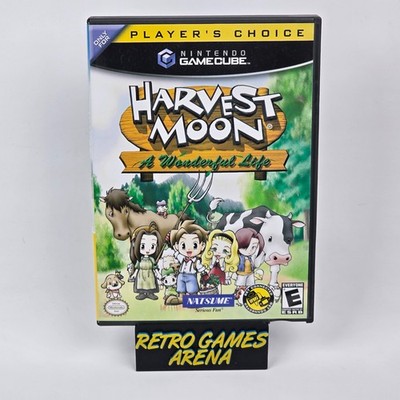 Harvest Moon: A Wonderful Life (Nintendo GameCube) Player's Choice CIB COMPLETE