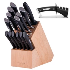 Scanpan Classic 15pc Ensemble de blocs de couteaux + Aiguisseur