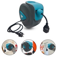 20m Kabelaufroller Kabeltrommel Kabelabroller Automatik Rolle Kabel 180° drehbar