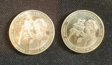 1969 Alabama Sesquicentennial Battle Of Horseshoe Bend Token / Medal  Times 2