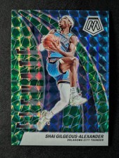 2023-24 Panini Mosaic SHAI GILGEOUS-ALEXANDER Mosaic Green Elevate #7