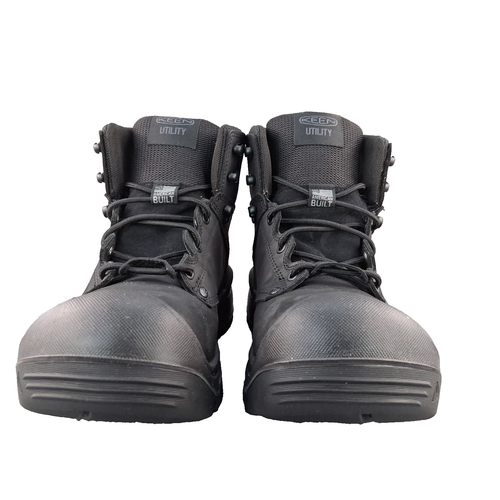 Bottes de travail homme Keen Independence 6" WP 1026486D noir bout fibre de carbone pointure 12D - Photo 8/15