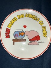 Vintage Antique Miniature Small Teacup Saucer Plate Ziggy Tom Wilson Collectible