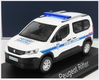 Norev 479066 Peugeot Rifter Polizei 2019 White Blue 1/43