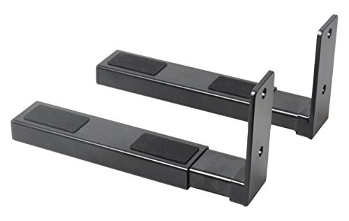 Pyle PSTNDW17 Universal Speaker, Dual Bracket Stands for Center Channel Speakers
