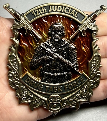 #ad #ad 💥Tennessee Jump Out Boys 12th Judicial Drug Task Force DTF challenge coin Gold $95.00