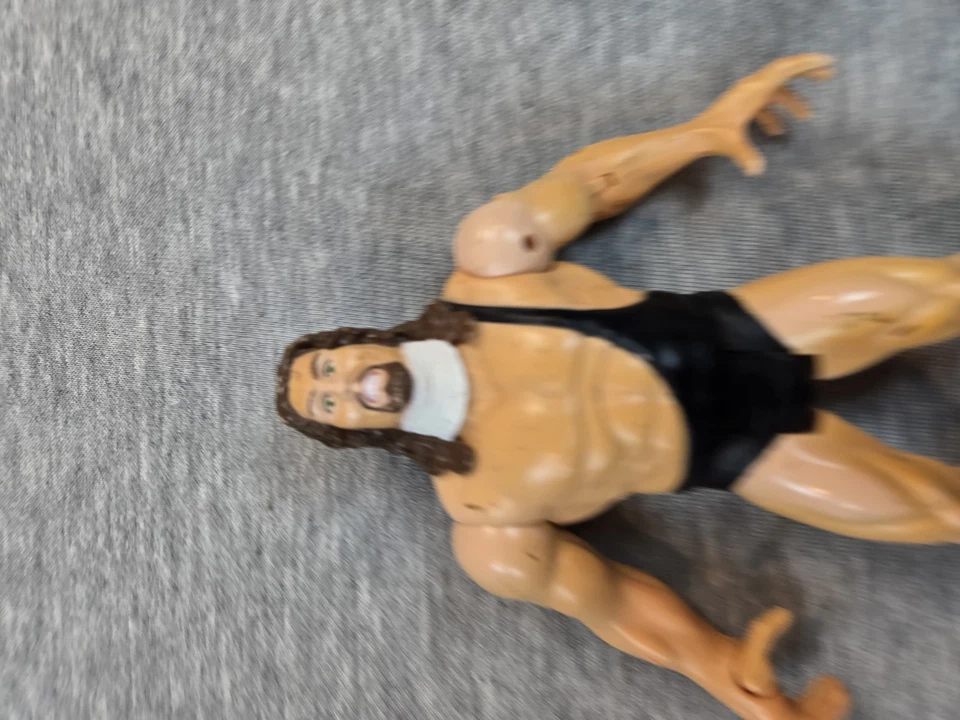 Figura de acción vintage 1999 WCW Toy Biz The Giant Wrestler 7 pulgadas negra singleta Foto 2 de 4