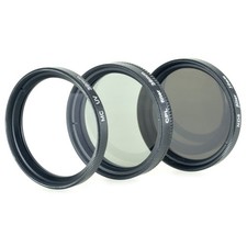 3-fach Set 39mm UV + Polfilter CPL + ND8 Graufilter