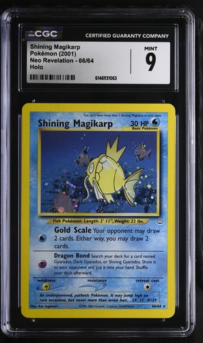 Shining Magikarp (Unlimited) graded CGC 9 for sale on eBay