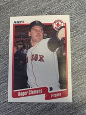 ERROR - 1990 Fleer - Roger Clemens #271 - Boston Red Sox - MLB Baseball Base Set