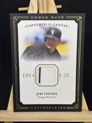 Jim Thome 2008 Ud Masterpieces Relikt Baseballkarte #CC-JT - Chicago White Sox