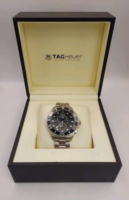 CAN1010.BA0821 TAG HEUER AQUARACER QUARTZ CHRONOGRAPH BIG DATE MEN'S BLACK WATCH