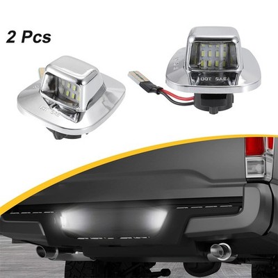 2x Bright License Plate Lights Tag Lamps For Chevy C/K 1500 2500 3500 88-00