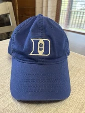 Vintage Duke Blue Devils Basketball Stretch Adjustable Hat Cap Legacy 1992 