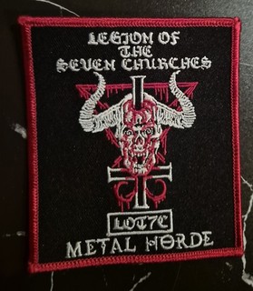 Possessed Legion of the seven churches patch Metal Horde Fan Club Death Metal