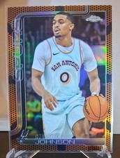 2025-26 Topps Chrome #220 Keldon Johnson Basketball Refractor