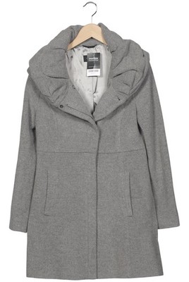 Comma Mantel Damen Jacke Parka Gr. EU 36 Schurwolle Kaschmir Grau #odq5m1z