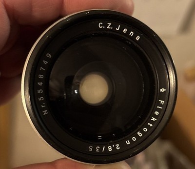 Carl Zeiss Jena Flektogon 2.8/35 Wide Angle SLR Camera Lens CZ