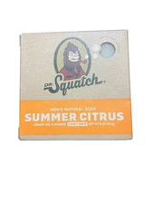 Dr. Squatch Summer Citrus Natural Soap 5oz Bricc Lemon Pumice NEW