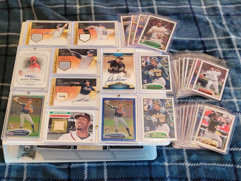 515+ card MLB 2012 Topps Binder lot w/ Autos, Parallels, Inserts, Chrome, US, RC