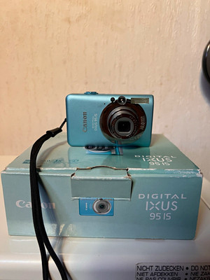 Canon Digital IXUS 95 IS Kompaktkamera blau 10MP 3x Zoom Bildstabilisierung OVP