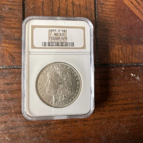 Morgan Dollar 1885-O NGC MS63 Silver $1 New Orleans Uncirculated KM#110