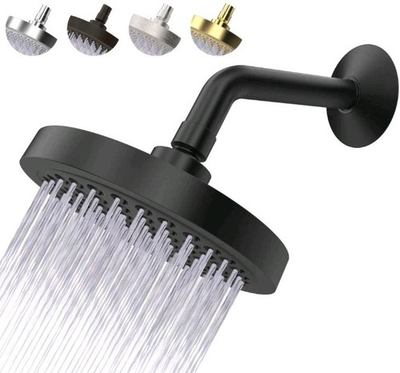 #ad High Pressure Shower Head Anti Clogging Silicone Nozzles 2.5 GPM $59.00