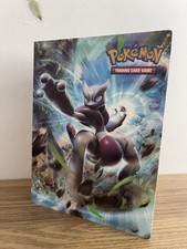 Mewtwo 240-Pocket Pokemon Binder Folder + 2 Free Mint Pokemon Cards