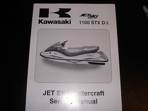 Kawasaki 2003 1100 STX D.I. Jet Ski Service Manual P/N 99924-1307-01 | eBay
