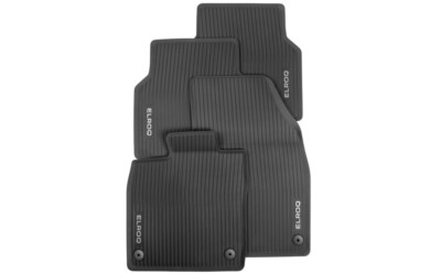 NEU Original Skoda ELROQ Gummimatten Fußmatten Gummi schwarz 4sctk 5LJ061500
