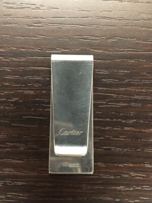 Cartier Logo Money Clip Sterling Silver 925 SV w/out box | eBay
