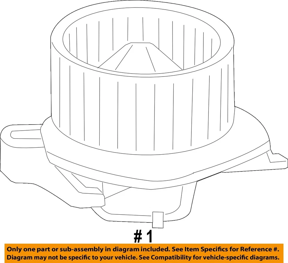Motor soplador de climatización delantero usado se adapta a: Dodge Durango 2012 delantero grado A Foto 4 de 4